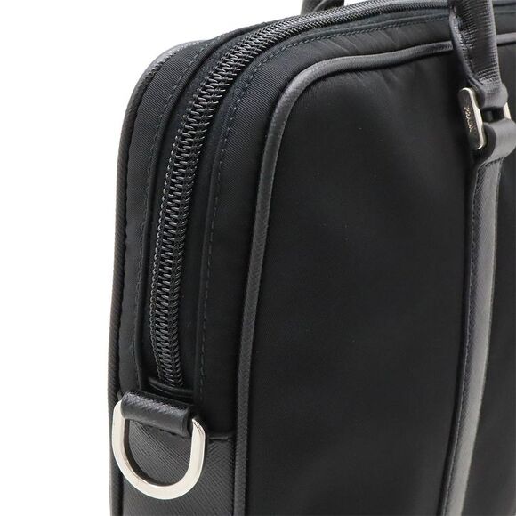 Prada Nylon Leather Briefcase - Picture 7 of 8